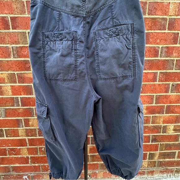 Free People Pants Harem Cargo Pleated High-Rise Baggy BOHO Parachute Balloon 6 - Picture 8 of 17